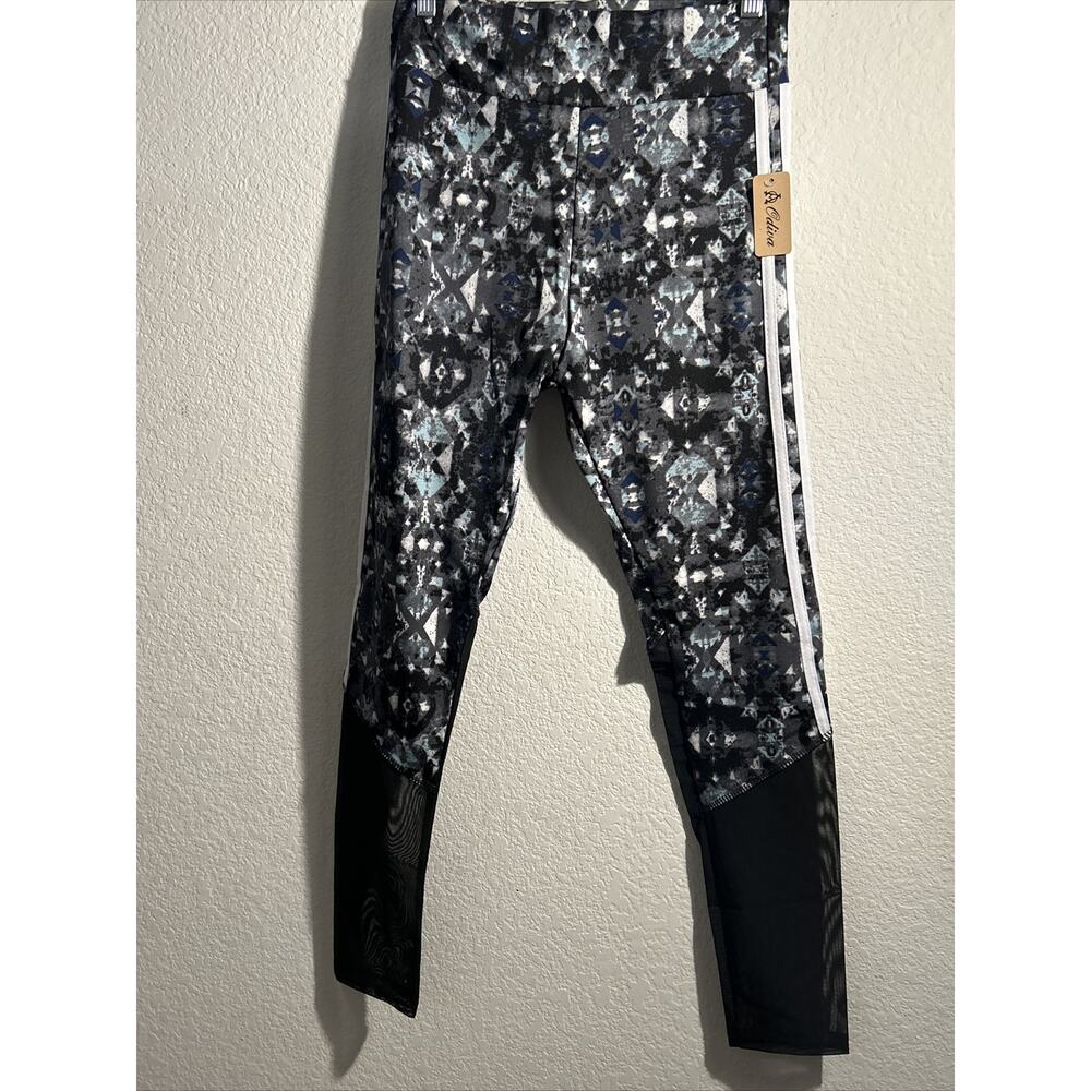Women’s Odiva One Size Grey Multi color Leggings NWT Women’s Regular
